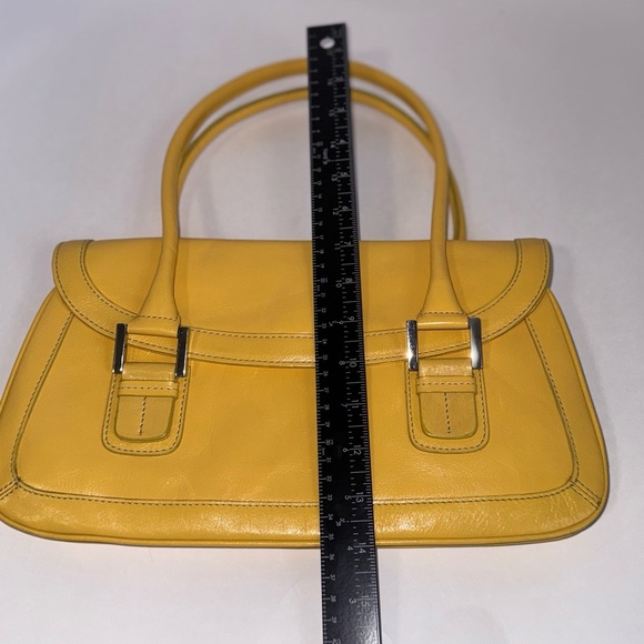 Nordstrom Chic Yellow retro Handbag - Picture 3 of 11